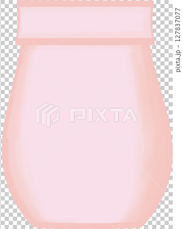 Beautiful shape and style of pink ceramic vase for decorate home and room. 127837077