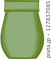 Beautiful shape and style of green ceramic vase for decorate home and room. 127837085