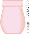 Beautiful shape and style of pink ceramic vase for decorate home and room. 127837129