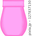 Beautiful shape and style of pink ceramic vase for decorate home and room. 127837130