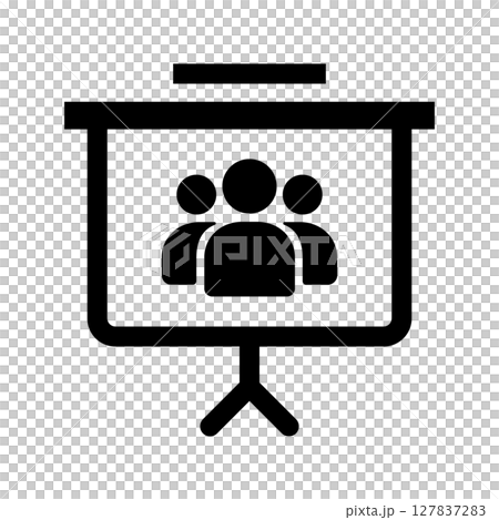 グループプレゼン、発表のアイコン 127837283