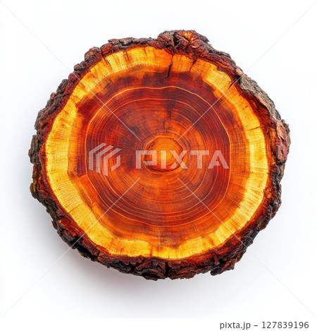 Polished Wooden Cross Section Tree Rings Texture Background red art aged brown grain shape macro Polished Wooden Cross Section Tree Rings Texture Background red art aged brown grain shape macro 127839196