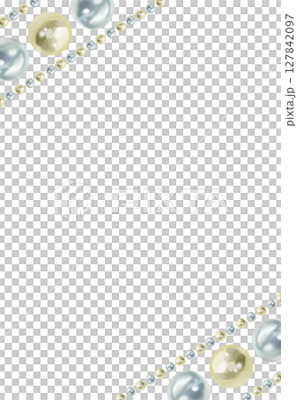 珍珠框垂直 珍珠框垂直 127842097