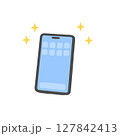 きれいなスマホのイラスト 127842413