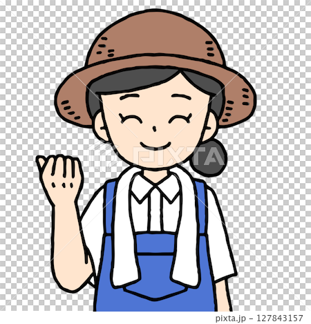 一位農婦帶我們參觀 127843157