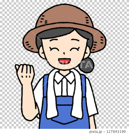 一位農婦帶我們參觀 127843190