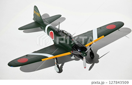 零戦21型、1/72スケール模型、第201航空隊、フォーカスシフト撮影 127843509
