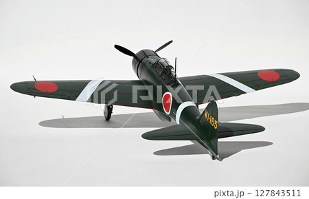 零戦21型、1/72スケール模型、第201航空隊、フォーカスシフト撮影 127843511