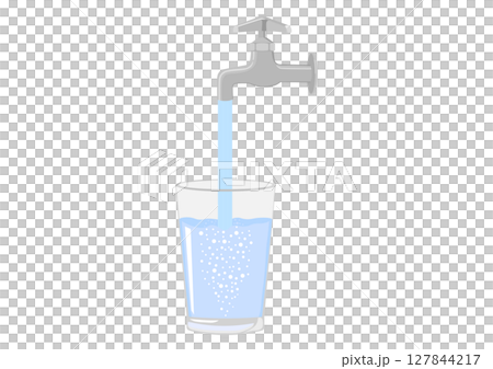 將自來水倒入杯中 將自來水倒入杯中 127844217