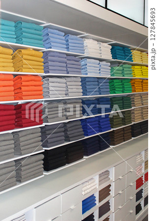 Clothes shelf Clothes shelf 127845693