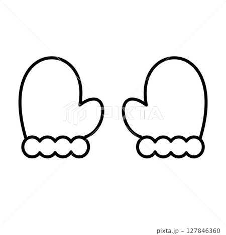 シンプルな手袋のアイコン 127846360