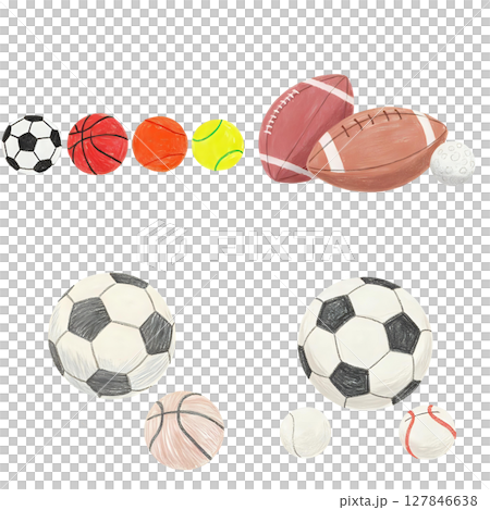 各種球材質 127846638