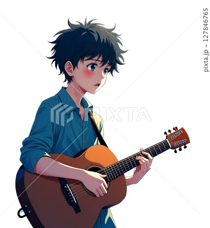 【届け！恋の唄！】恋愛の予感！夢見る小さなギタリスト 127846765