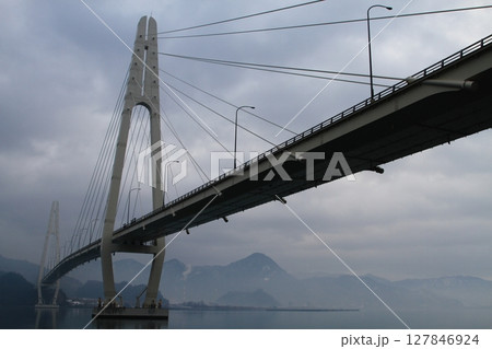 海道に架かる橋 127846924