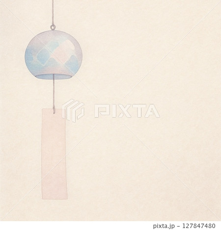 ナチュラルな風鈴 127847480