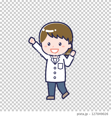 Pharmacist/Diagonal/Female 06 Pharmacist/Diagonal/Female 06 127849026