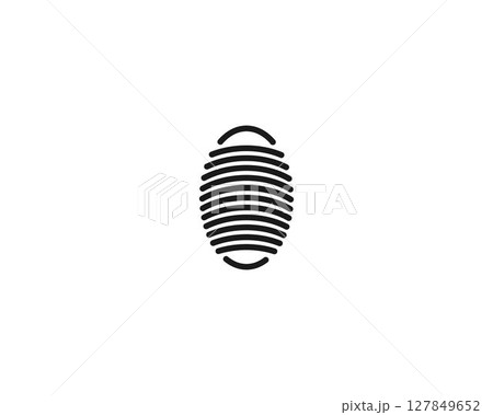 Finger print vector icon Finger print vector icon 127849652