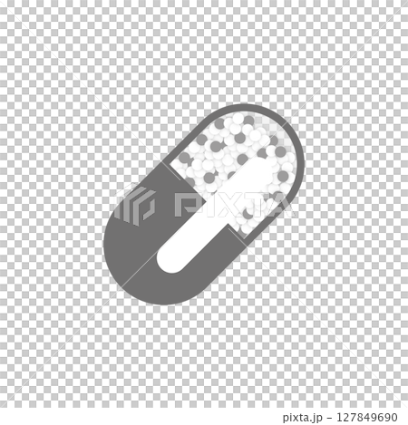 Simple capsule vector icon_4 127849690