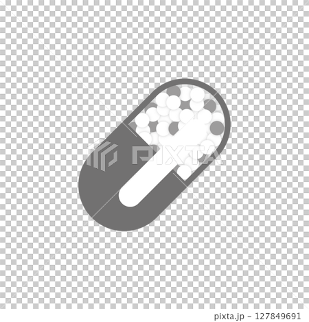 シンプルなカプセルのベクターアイコン_5 シンプルなカプセルのベクターアイコン_5 127849691