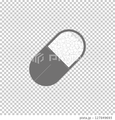 Simple capsule vector icon_7 127849693