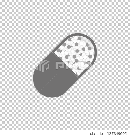 Simple capsule vector icon_9 127849695