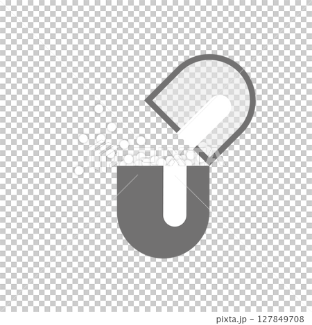 シンプルなカプセルのベクターアイコン_22 127849708