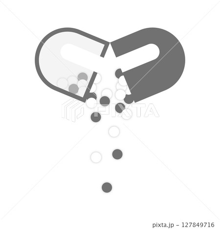 シンプルなカプセルのベクターアイコン_30 シンプルなカプセルのベクターアイコン_30 127849716