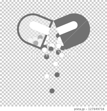シンプルなカプセルのベクターアイコン_30 シンプルなカプセルのベクターアイコン_30 127849716