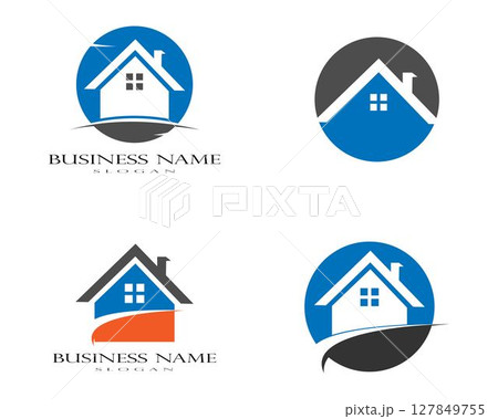 Real estate logo vector 127849755
