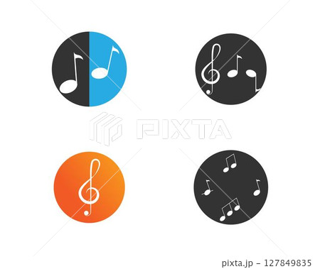 Music note Icon Vector Music note Icon Vector 127849835