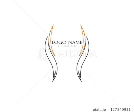 Hair wave logo 127849931