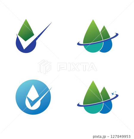 water drop Logo Template vector 127849953