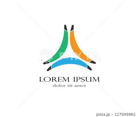 Boomerang icon. Logo. Vector 127849962
