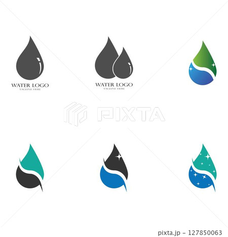 water drop Logo Template vector 127850063