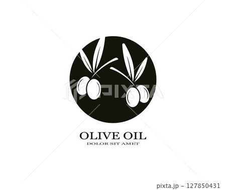 olive logo template vector design 127850431