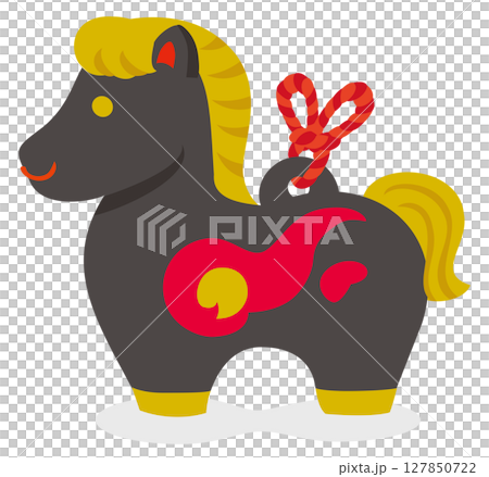 Cute horse figurine for the Year of the Horse 127850722