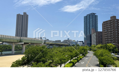 大阪市北区の風景 長柄周辺 大阪市北区の風景 長柄周辺 127850766