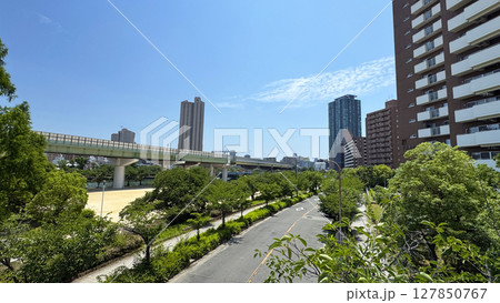 大阪市北区の風景　長柄周辺　 127850767