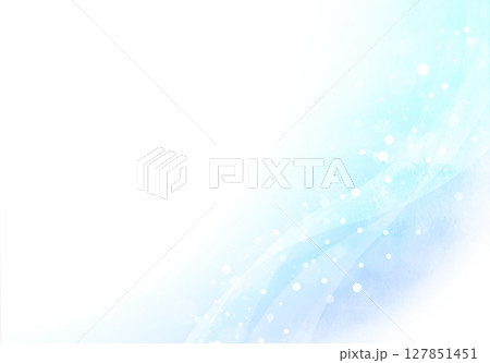 流れる水がキラキラ光る線 127851451