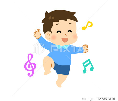 子どもの運動＿リトミック 127851816