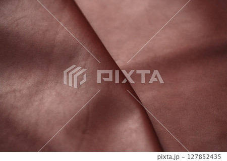 Full grain brown leather background 127852435