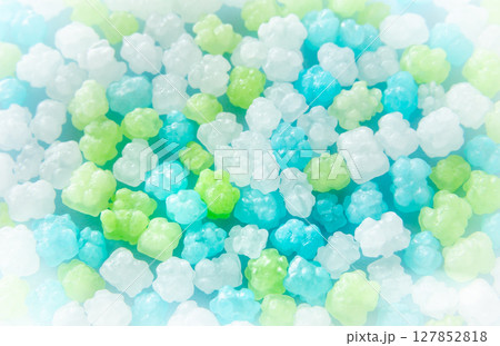 寒色系の金平糖　和菓子 127852818