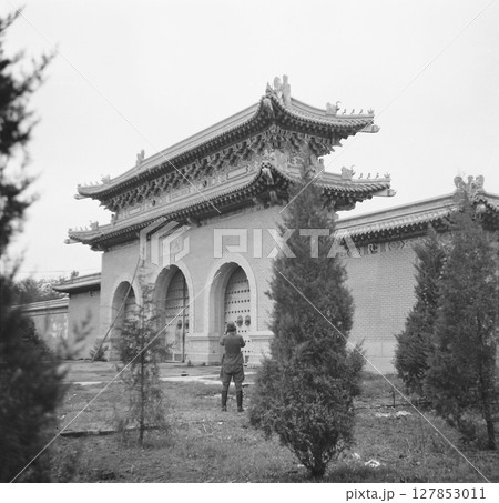 古写真　1938年　日中戦争中の中華民国　南京市　国民政府考試院 127853011