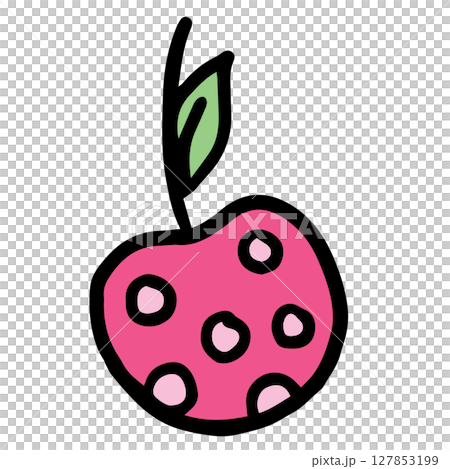 Hand drawn polka dot cherry illustration for fruit, breakfast, lunch, cafe, restaurant, menu, recipe, smoothie, juice drink, vegan, brooch, grocery shopping, supermarket, mart, icon, diet Hand drawn polka dot cherry illustration for fruit, breakfast, lunch, cafe, restaurant, menu, recipe, smoothie, juice drink, vegan, brooch, grocery shopping, supermarket, mart, icon, diet 127853199