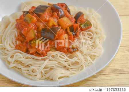 ラタトゥイユ素麺 ラタトゥイユ素麺 127853386