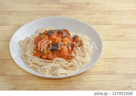 ラタトゥイユ素麺 127853388