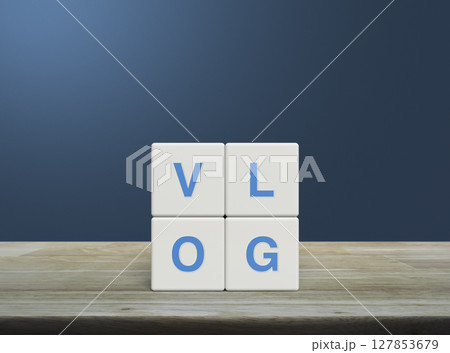 Vlog video marketing concept 127853679