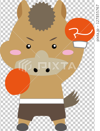 Horse character who won a boxing match 127855767