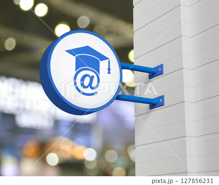 Business study online concept, 3D rendering Business study online concept, 3D rendering 127856231