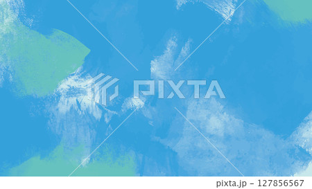 夏を感じる涼やかなアナログ風背景素材 127856567